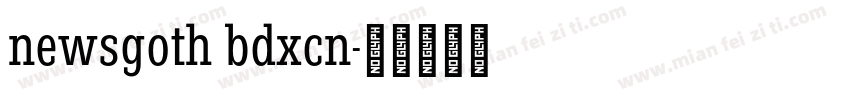 newsgoth bdxcn字体转换